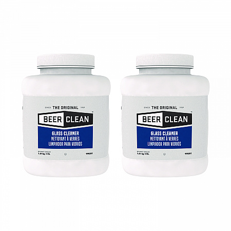 Beer Clean Glass Cleaner, Powder, 4 lb Bucket, 2/Carton (990201)