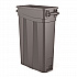 23 Gallon Resin Slim Trash Can, Plastic, Gray (TCNH2030)