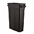 23 Gallon Resin Slim Trash Can, Plastic, Black (TCNH2030BK)