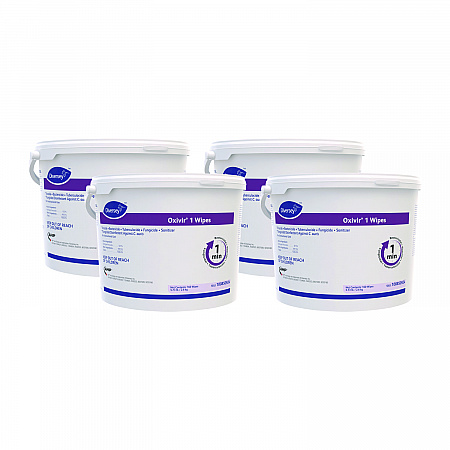 Oxivir 1 Wipes, 1-Ply, 11 x 12, 160/Canister, 4 Canisters/Carton (100850924)