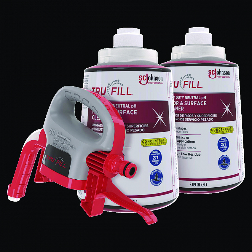 TruFill Starter Pack, Fresh Scent, Two 2 L Cartridges, One Dispenser Head (684501)
