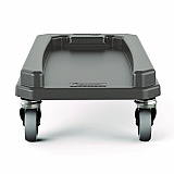 23 Gallon Resin Slim Trash Can Dolly, 11.88" x 20.78" x 6.18", Gray (TCNDOLLY)