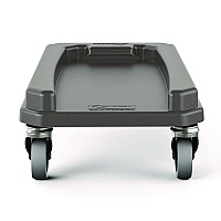 23 Gallon Resin Slim Trash Can Dolly, 11.88" x 20.78" x 6.18", Gray (TCNDOLLY)
