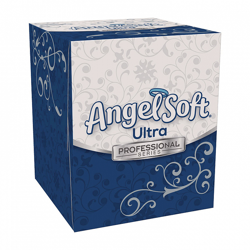 ps Ultra Facial Tissue, 2-Ply, White, 96 Sheets/Box, 36 Boxes/Carton (49470)