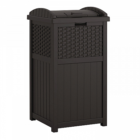 30 Gallon Trash Hideaway, Plastic, Black (GHW1732BK)