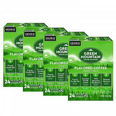 Flavored Variety Coffee K-Cups, Assorted Flavors, 96/Carton (9975CT)