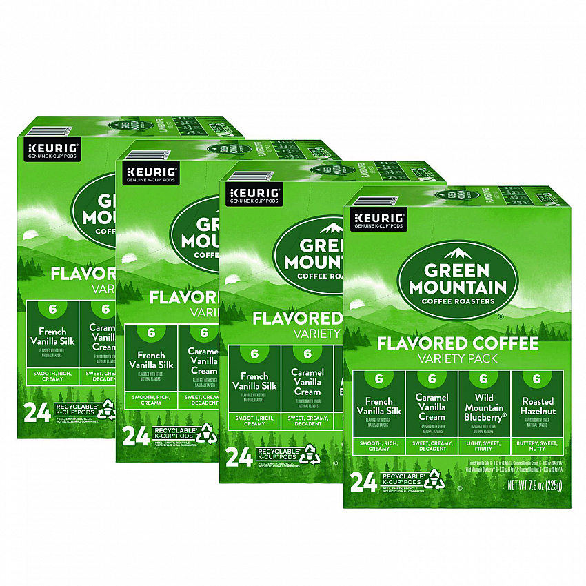 Flavored Variety Coffee K-Cups, Assorted Flavors, 96/Carton (9975CT)