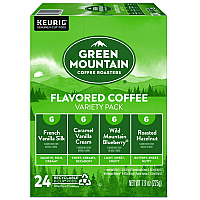 Flavored Variety Coffee K-Cups, Assorted Flavors, 0.38 oz K-Cup, 24/Box (9975)
