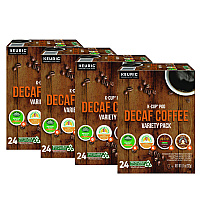 Decaf Variety Coffee K-Cups, Assorted Flavors, 96/Carton (9977CT)