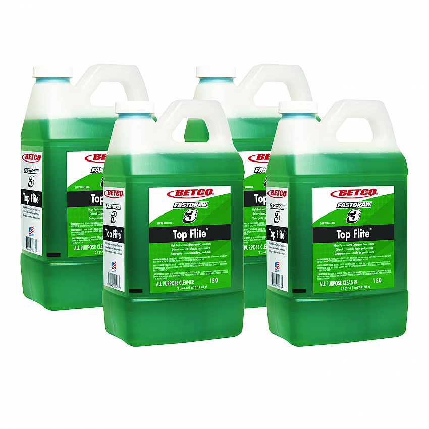 Top Flite FastDraw All-Purpose Cleaner, Mint Scent, 67.6 oz Bottle, 4/Carton (1504700)