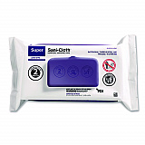 Super Sani-Cloth Germicidal Disposable Wipes, Large, 1-Ply, 8.2 x 9.8, Unscented, White, 80/Pack (A22480)