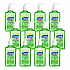 Advanced Hand Sanitizer Soothing Gel, 12 oz Pump Bottle, Fresh Scent, 12/Carton (363912CT)