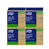 Low-Lint Cleaning Cloths, 1-Ply, 15 x 15, Blue, 240 Sheets, 4 Boxes/Carton (192483)