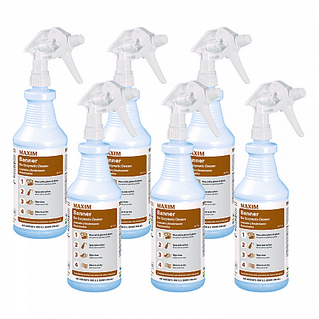 Banner Bio-Enzymatic Cleaner, Safe-to-Ship, Fresh Scent, 32 oz Bottle, 6/Carton (07120086)