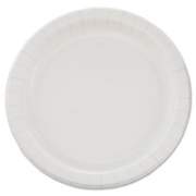 Dart Bare Eco-Forward Clay-Coated Paper Dinnerware, Plate, 8.5" dia, White, 125/Pack, 4 Packs/Carton (MP9BR2054)