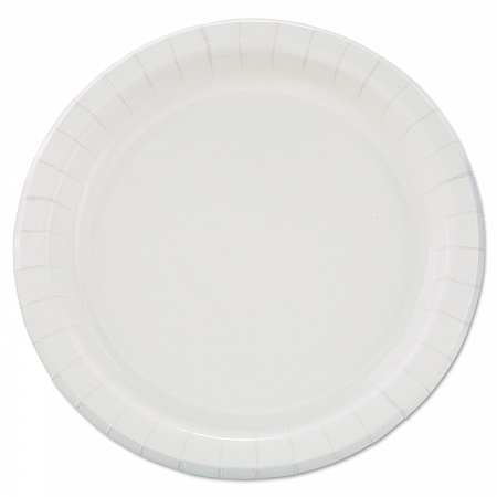 Bare Eco-Forward Clay-Coated Paper Dinnerware, ProPlanet Seal, Mediumweight, Plate, 8.5