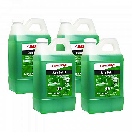 Sure Bet II Foaming FastDraw Disinfectant, Citrus Scent, 67.6 oz Bottle, 4/Carton (3144700)