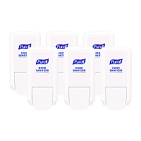 CS2 Hand Sanitizer Dispenser, 1,000 mL, 5.14 x 3.83 x 10, White, 6/Carton (412106CT)