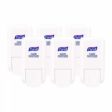 CS2 Hand Sanitizer Dispenser, 1,000 mL, 5.14 x 3.83 x 10, White, 6/Carton (412106CT)