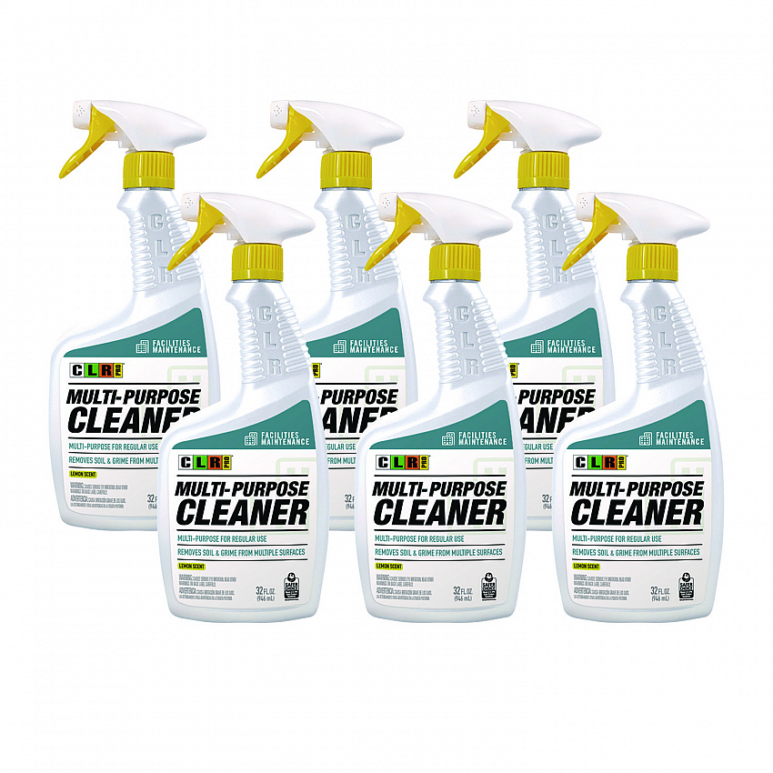 Multi-Purpose Cleaner, Lemon Scent, 32 oz Bottle, 6/Carton (FMMPC326PRO)