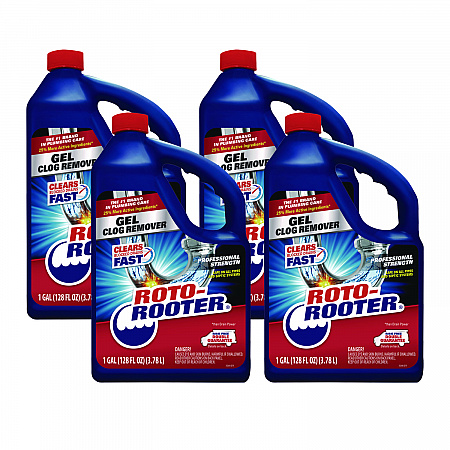Gel Clog Remover, 1 gal Bottle, 4/Carton (351399)