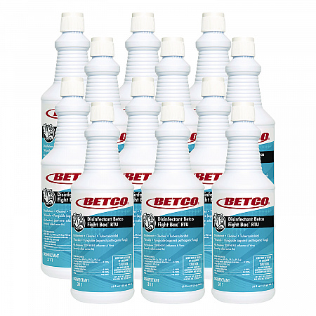 Fight Bac RTU Disinfectant, Citrus Floral Scent, 32 oz Spray Bottle, 12/Carton (3111200)