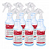 Facility+ RTU Disinfectant, Safe-to-Ship, Unscented, 32 oz Bottle, 6/Carton (04640086)