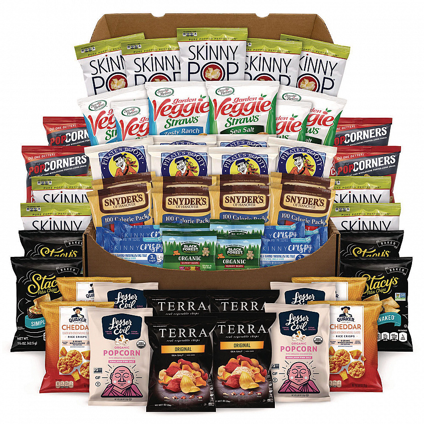 Big Healthy Snack Box, 61 Assorted Snacks/Box (700S0025)