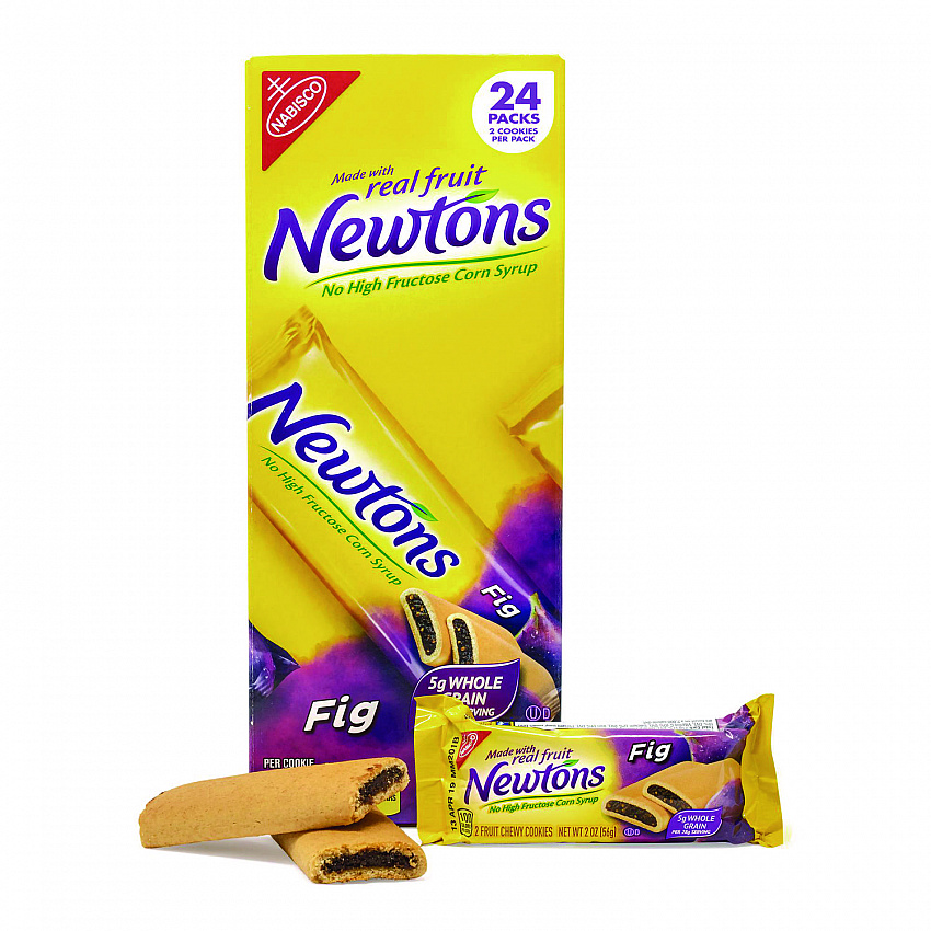 Fig Newtons, 2 oz Pack, 2 Cookies/Pack, 24 Packs/Box (22000462)