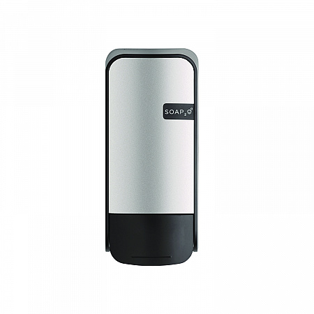 Wall Mounted Dispenser, 1,000 mL, 5 x 5 x 11, Black/Faux Stainless Steel, 12/Carton (2100BS13SPR)