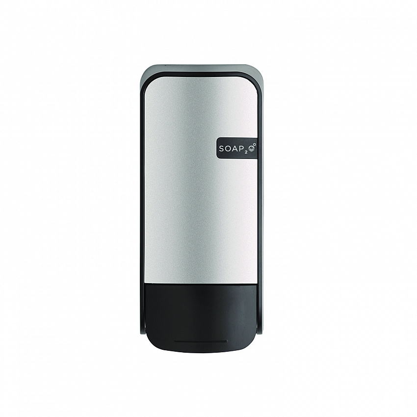 Wall Mounted Dispenser, 1,000 mL, 5 x 5 x 11, Black/Faux Stainless Steel, 12/Carton (2100BS13SPR)