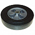 12-inch Wheel for 1 Cu Yd Standard Duty Tilt Truck, Black/Gray (1315L3)