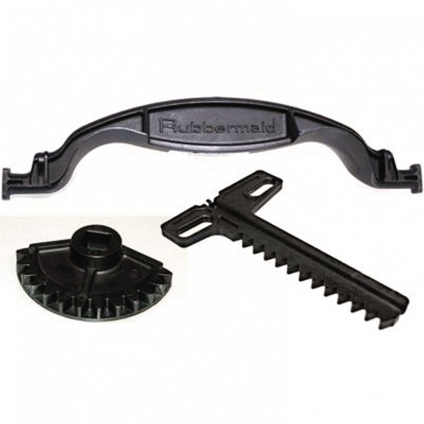 Complete Gear and Rack Replacement, Black (7575L8BLA)