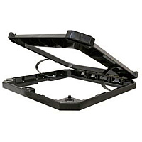 Stationary/Moving Collar for Container, Square, 26.25 x 26.25 x 4, Black (FG3975L3BLA)
