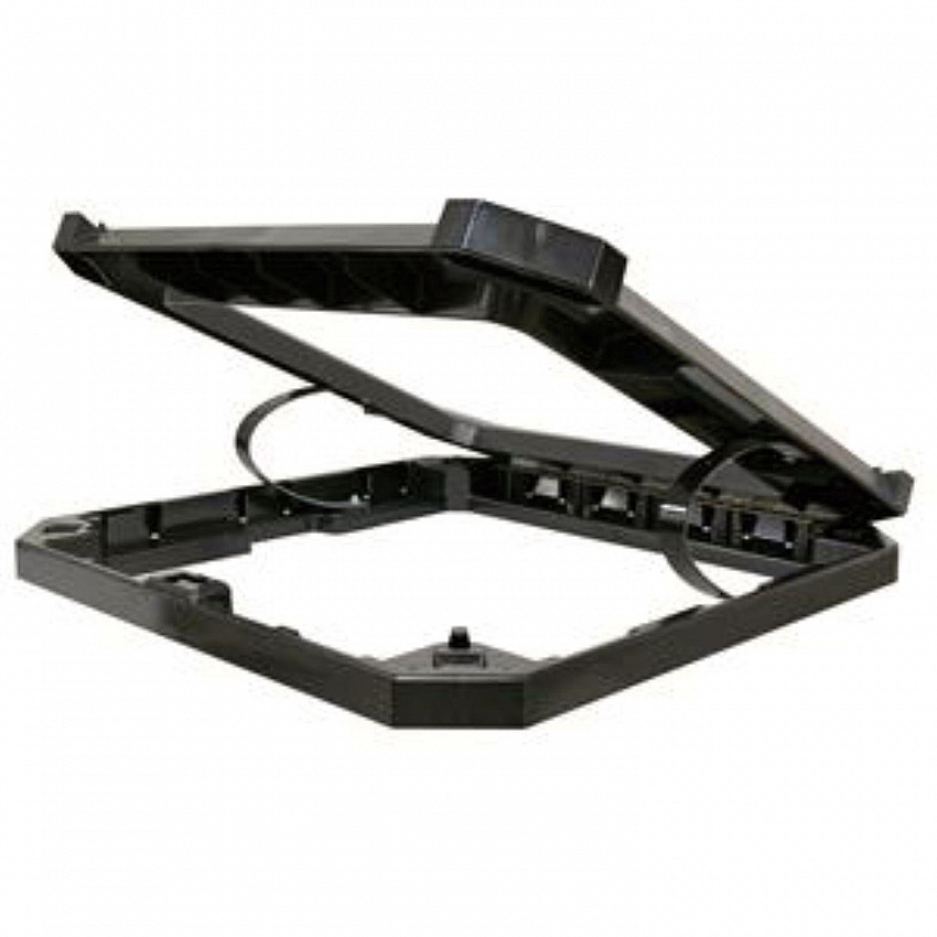 Stationary/Moving Collar for Container, Square, 26.25 x 26.25 x 4, Black (FG3975L3BLA)