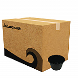 Souffle/Portion Cups, 4 oz, Plastic, Black, 2,500/Carton (PRTN4BL)