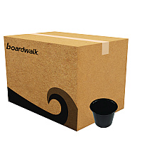 Souffle/Portion Cups, 5.5 oz, Plastic, Black, 2,500/Carton (PRTN55BL)