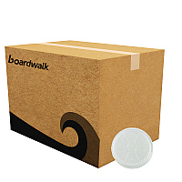 Round Aluminum To-Go Container Lids, Dome Lid, 7" Diameter, Clear, Plastic, 500/Carton (ROUND7CLID)