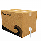 Mediumweight Polypropylene Cutlery, Tasting Spoon, White, 3,000/Carton (TASTERSPOON)