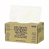 Clean Task Utility Wipers, 1-Ply, 9 x 10.25, White, 250 Sheets/Box, 24 Boxes/Carton (18309)