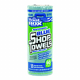 TOOLBOX Blue Shop Towels, 1-Ply, 11 x 9.4, Blue, 55 Sheets/Roll, 30 Rolls/Carton (54400)