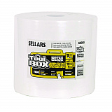 TOOLBOX WaterWeave T600 Wipers, 1-Ply, 11.8 x 12.8, White, 1,100 Sheets/Roll (68300)