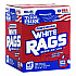 TOOLBOX White Rags, 1-Ply, 9.8 x 12, White, 200 Sheets/Box, 6 Boxes/Carton (58202)