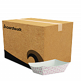Paper Food Baskets, 0.5 lb Capacity, Red/White, 1,000/Carton (30LAG050)