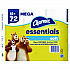 Essentials Soft Bathroom Tissue, Septic Safe, 2-Ply, White, 330 Sheets/Roll, 18 Rolls/Carton (04535)
