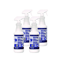 Stainless Steel Cleaner and Polish RLQ, 32 oz Spray Bottle, 4/Carton (00007)