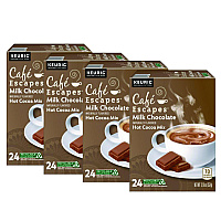 Cafe Escapes Milk Chocolate Hot Cocoa K-Cups, 96/Carton (6801CT)