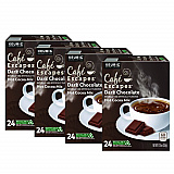 Dark Chocolate Hot Cocoa K-Cups, 24/Box, 4 Box/Carton (6802CT)