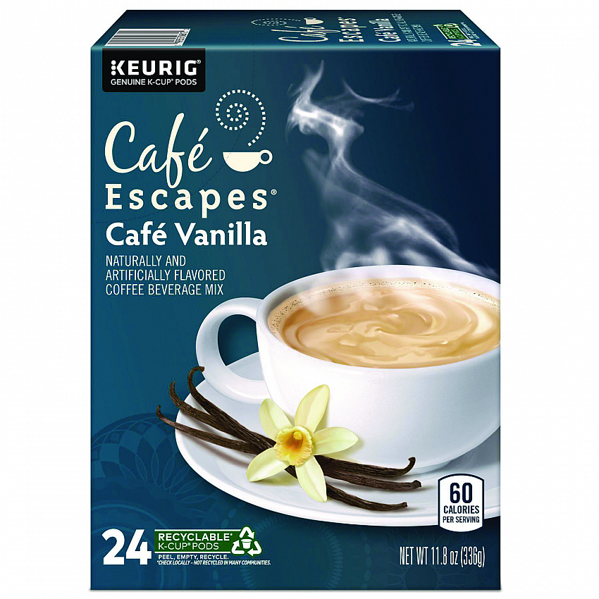 Cafe Vanilla K-Cups, 24/Box (6812)