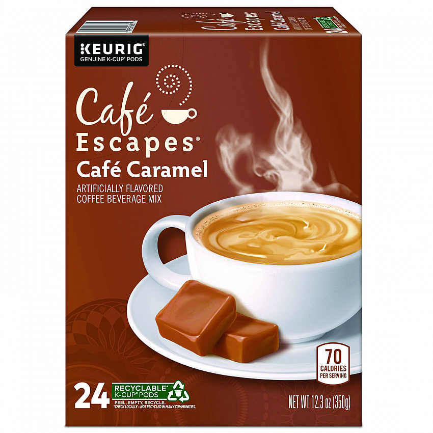 Cafe Caramel K-Cups, 24/Box (6813)